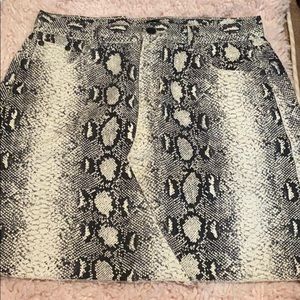 Fashion Nova- Snakey Skirt